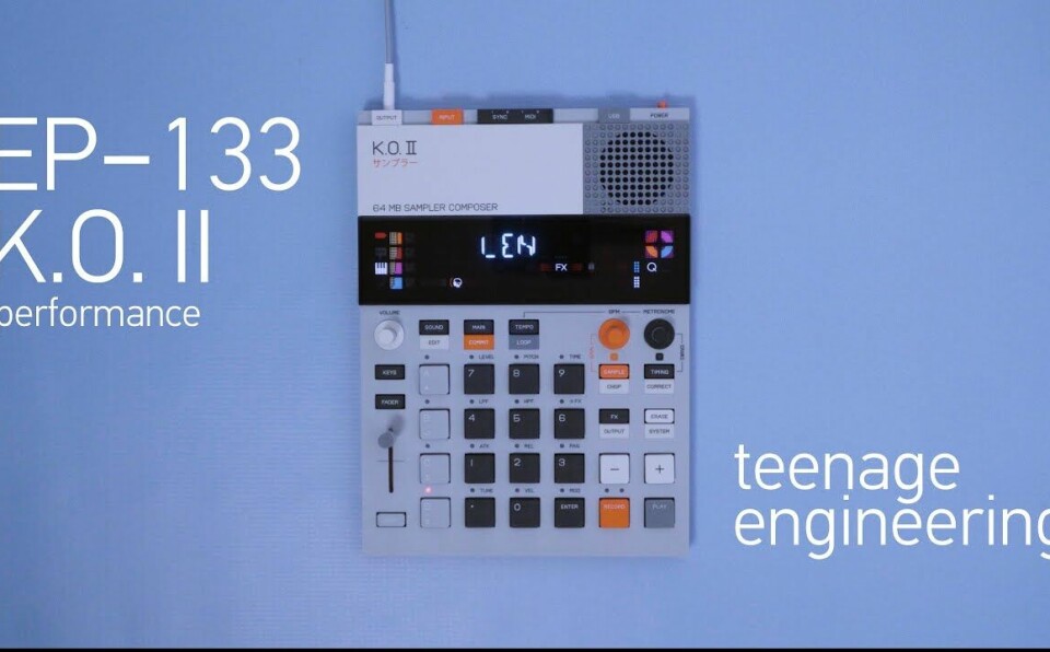 EP-133 K.O. II by teenage engineering - performance demo