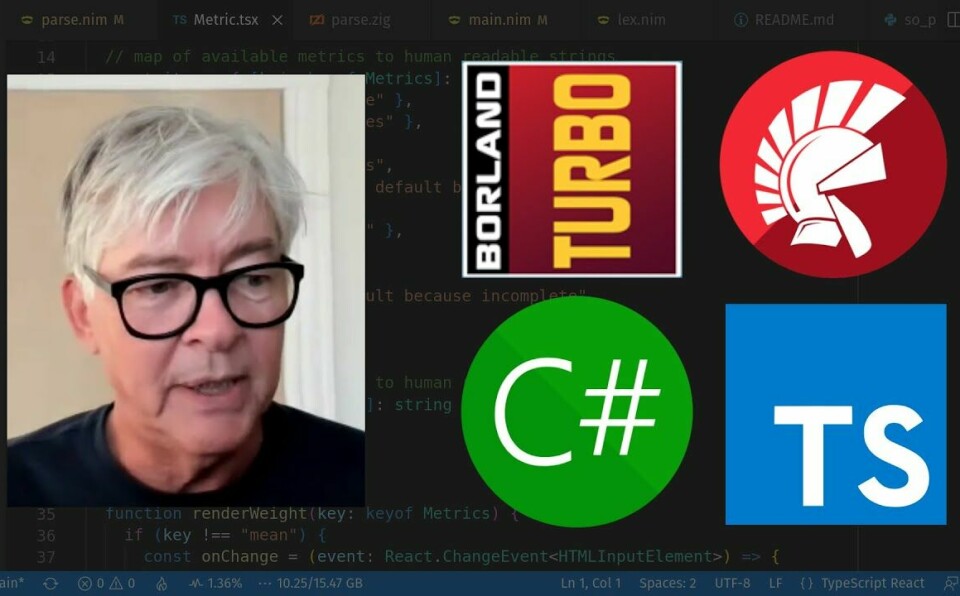 From Turbo Pascal to Delphi to C# to TypeScript, an interview with PL legend Anders Hejlsberg
