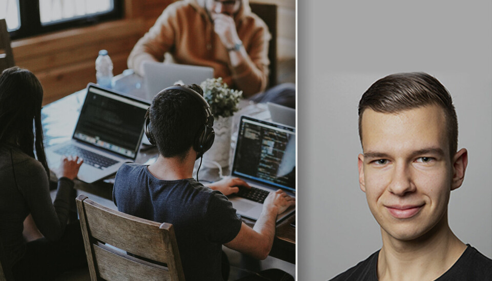 Irnis Besirovic er utvikler i Bekk og har funnet en smart måte å takle stress på. 📸: Unsplash / Bekk