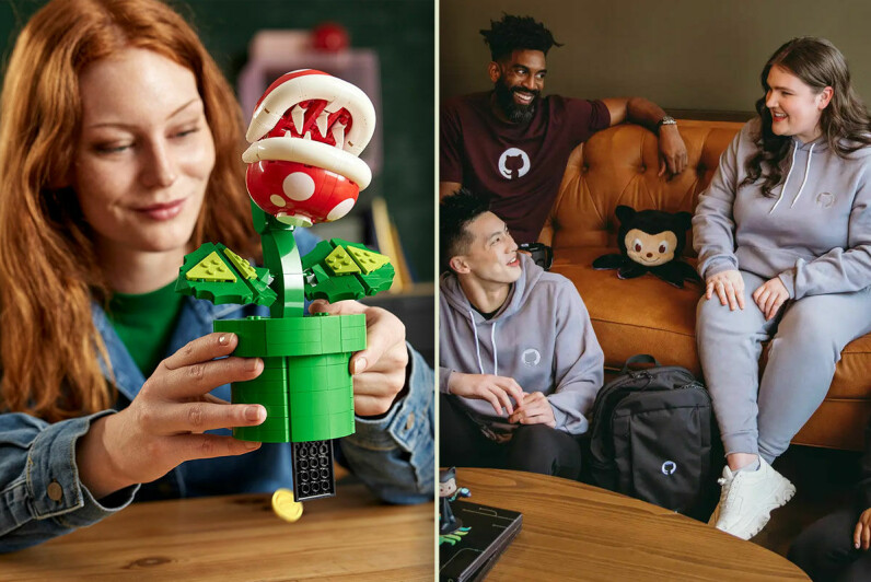 Lego til pulten, eller GitHub-stæsj til kontoret? kode24s beste julegavetips til nerder jula 2023 har alt! 📸: Lego / GitHub / kode24