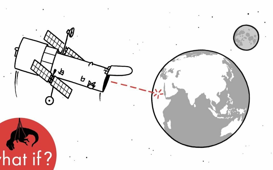 What if we aimed the Hubble Telescope at Earth?