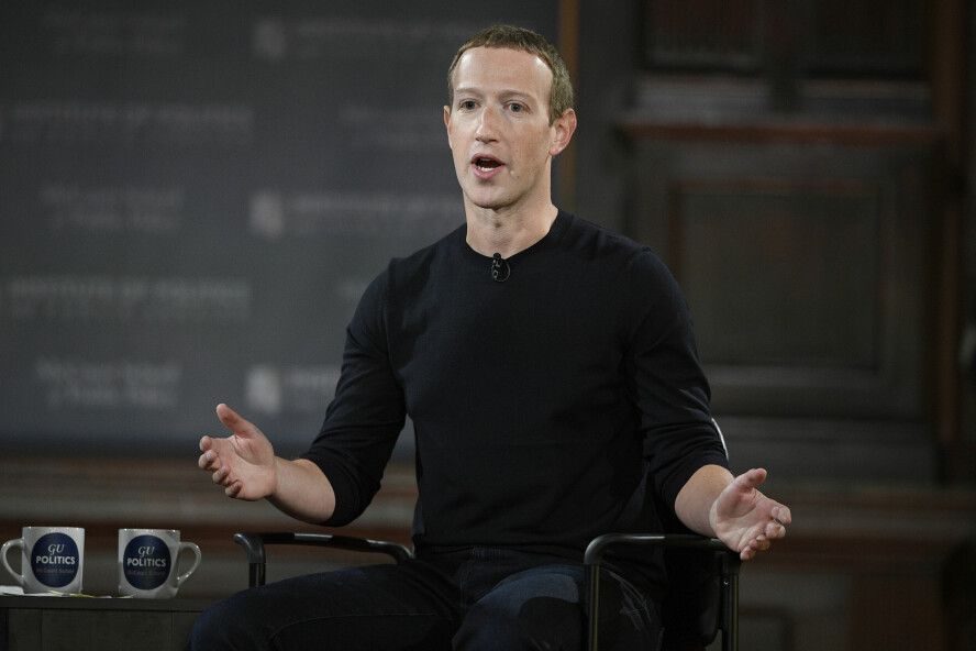 Ifølge HRW dreier det seg om flere ulike former for sensur, blant annet sletting av kontoer og fjerning av innhold. Her: Meta-sjef Mark Zuckerberg.📸: AP Photo/Nick Wass, File