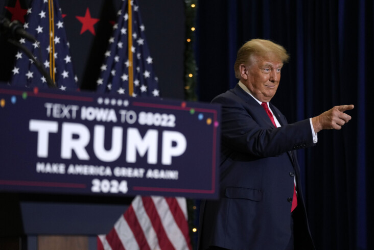 At tidligere president Donald Trump leder stort i republikanernes nominasjonsvalg, og dermed trolig er en av to kandidater i 2024, bekymrer ekspertene ytterligere. 📸: AP Photo / NTB