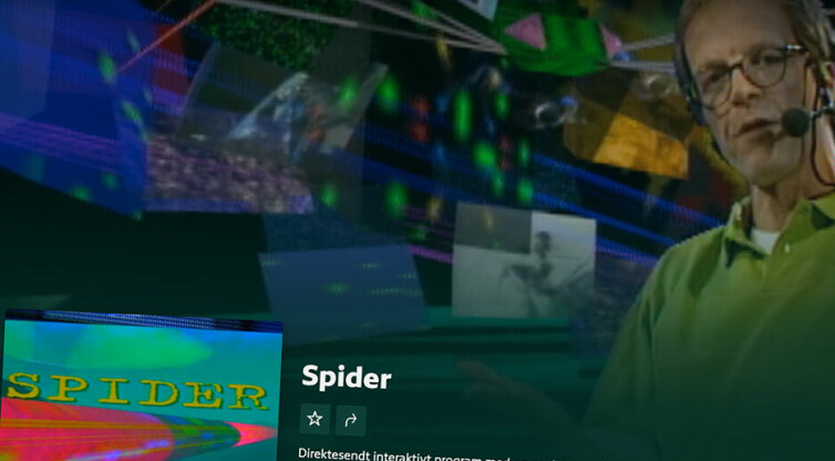 Alle de gamle episodene av Spider med Erik Meyn ligger på NRKs nettsider. 📸: Skjermdump fra tv.nrk.no