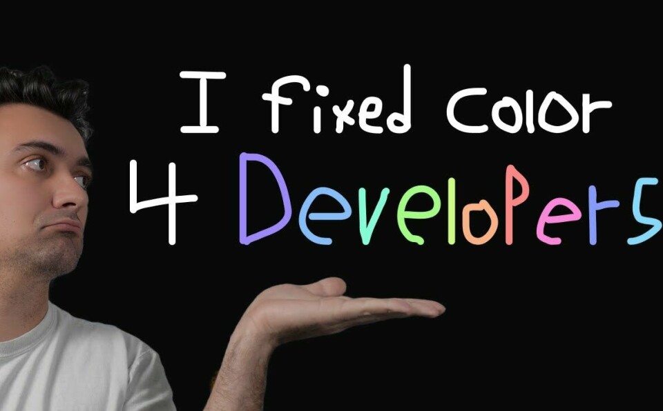 I Made Picking Colors Easy for Web Developers