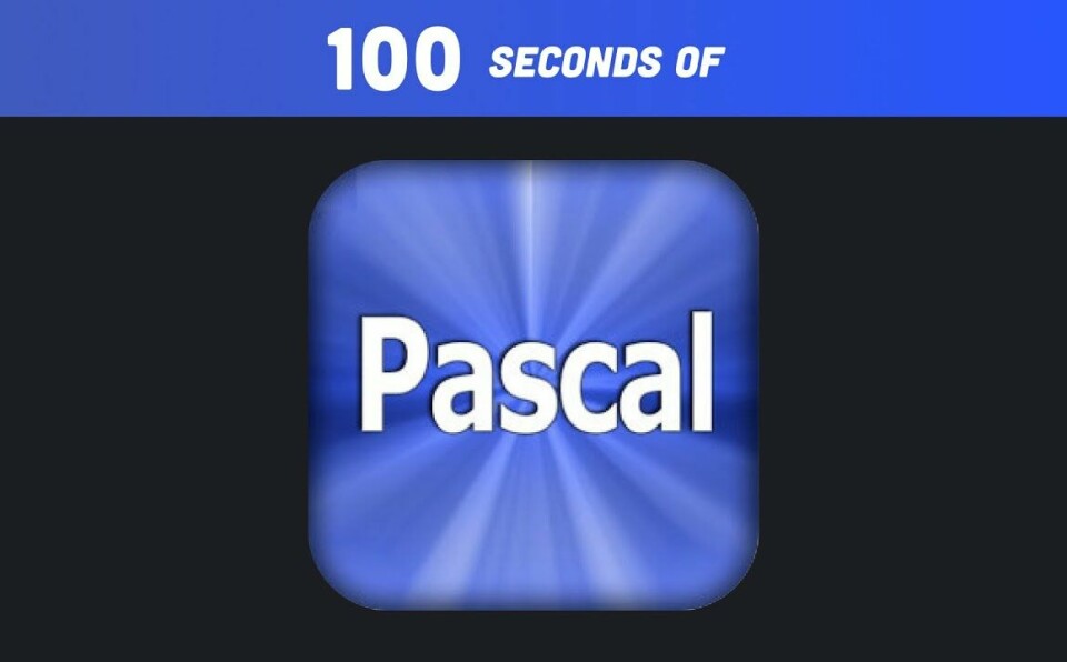 Pascal in 100 Seconds