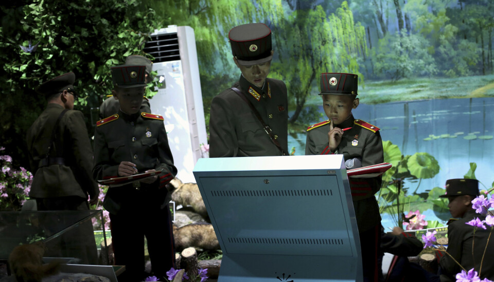 Grupper med tilknytning til Nord-Korea angriper maskiner gjennom Log4Shell-sårbarheten. Her fra en biologiklasse på Mangyongdae Revolutionary School i 2018. 📸: AP Photo / NTB