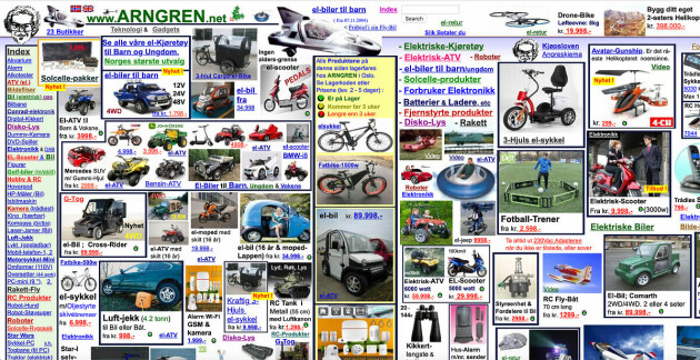 Arngren.net. Hva hindrer dere i å lage slike sider, utviklere?!