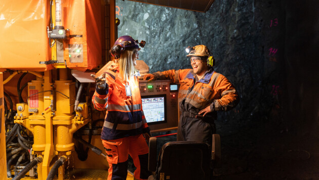 Programvaren utviklerne lager brukes gjerne i miljøer som dette, dypt under bakken. 📸: Skanska