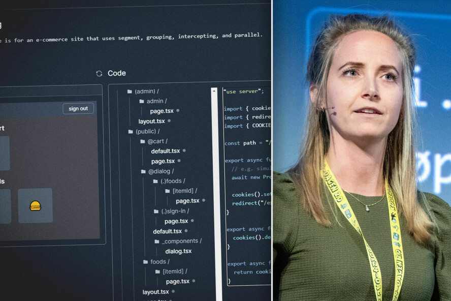 Caroline Odden har funnet et fint verktøy for å lære seg ruting i Next.js. 📸: kode24