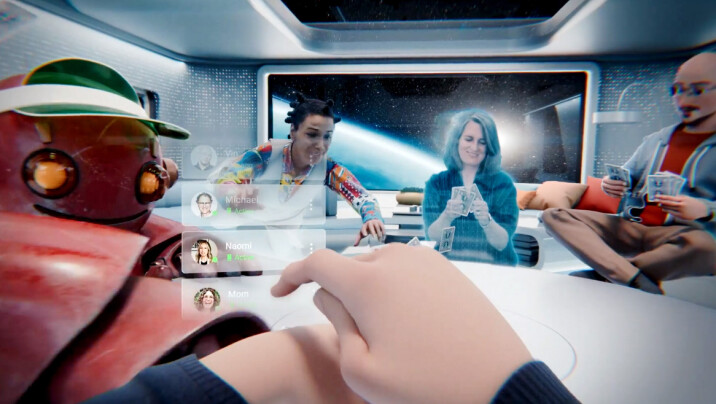 Reality Labs, som er Metas satsing på metaverset, fortsetter å tape penger. Her fra Metas lansering av sin visjon. 📸: Meta