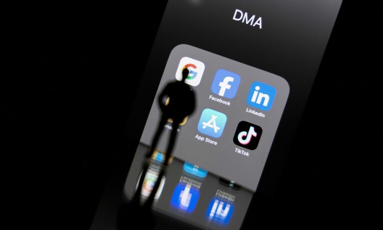 Apple mener det ville være for vanskelig og tidkrevende å støtte PWA-er i EU på en måte som ivaretar sikkerheten til brukerne godt nok. 📸: NTB/Kenzo TRIBOUILLARD/AFP