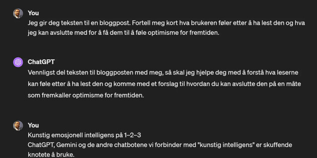 Skap kunstig emosjonell intelligens: «Hvorfor gjør ikke alle dette?»