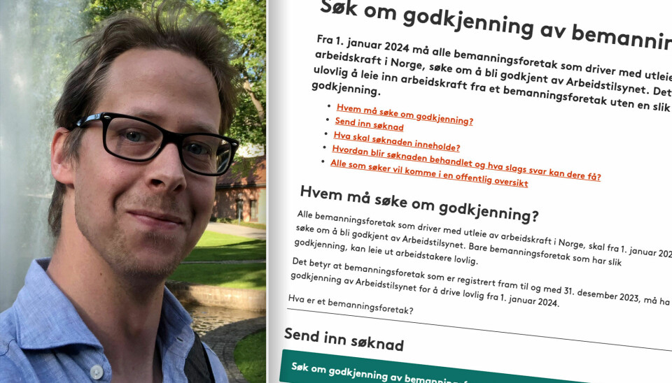 Michael Odden er en av mange utviklere som driver eget selskap som eneste ansatt. Spørsmålet er om folk som han rammes av de nye reglene rundt innleie. 📸: Privat / kode24