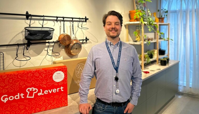 Joachim Nakken skal lede frontend-teamet hos Cheffelo, som blant annet står bak Godtlevert og Adams Matkasse. 📸: Cheffelo