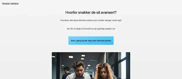 Sindre brukte AI til å lage ordbok for ikke-teknologer