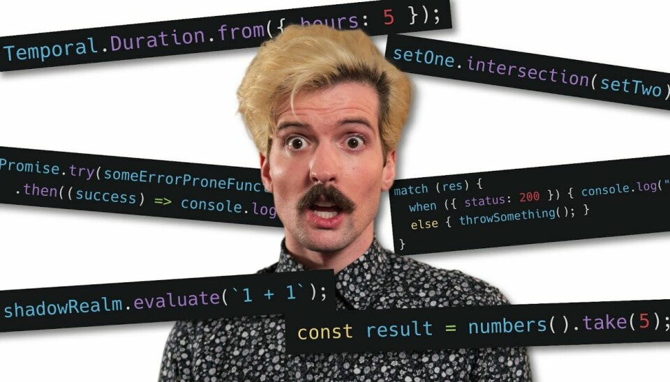 Masse nytt i JavaScript: «Jeg er så spent!»