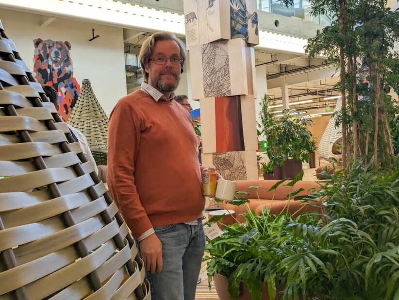 Morten Forfang på besøk i Googleplex. 📸: Privat