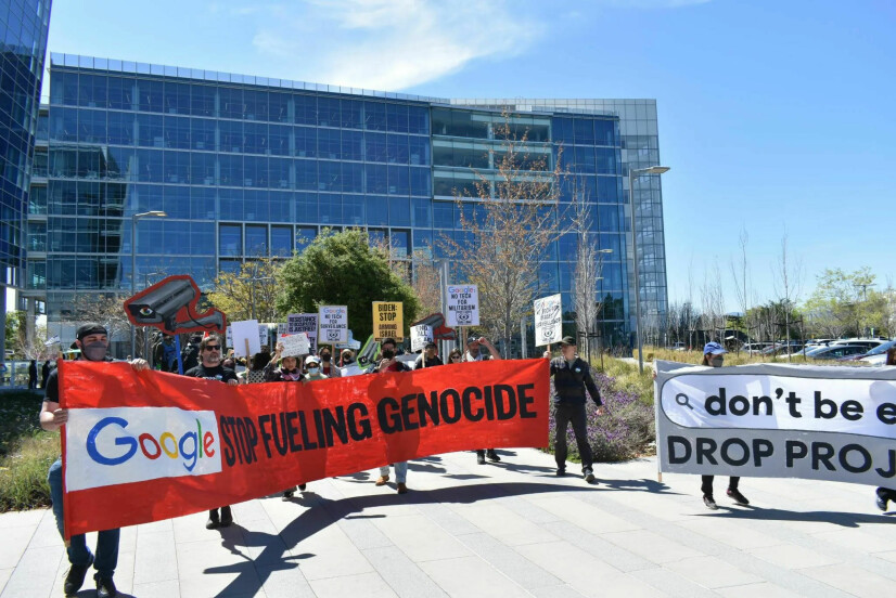 Google skal ha sparka enda flere av sine ansatte etter Gaza-demonstrasjonene. 📸: No Tech For Apartheid