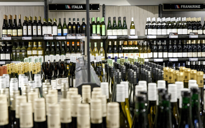 Vinflasker på Vinmonopolet. 📸: Gorm Kallestad / NTB