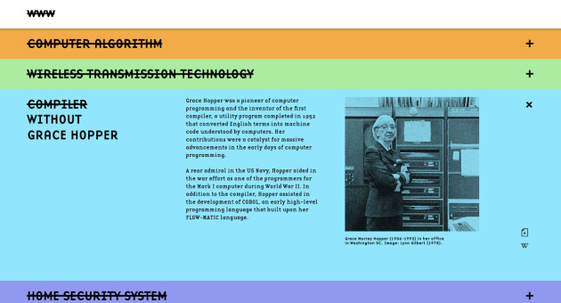 nowebwithoutwomen.com er en godt designet nettside som viser at IT-bransjen definitivt også trenger kvinner.