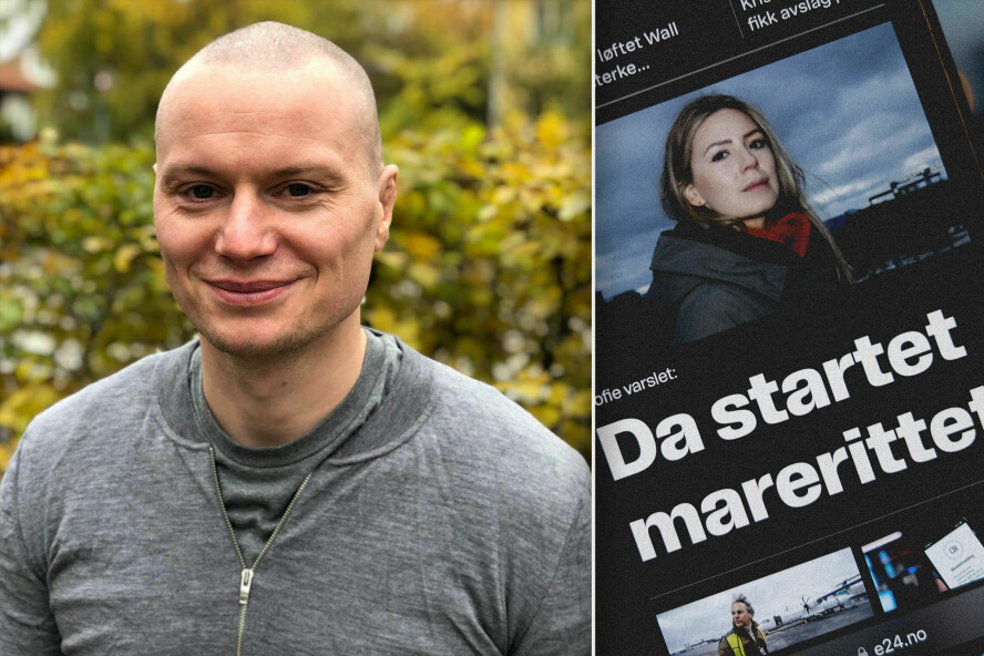 Jakob Sverre Løvstad har bakgrunn i både teknologi og psykologi, og mener bransjen må håndtere saker som Sofie Staals Shortcut-varsling i E24 med samme metoder som tekniske problemer. 📸: Privat / kode24