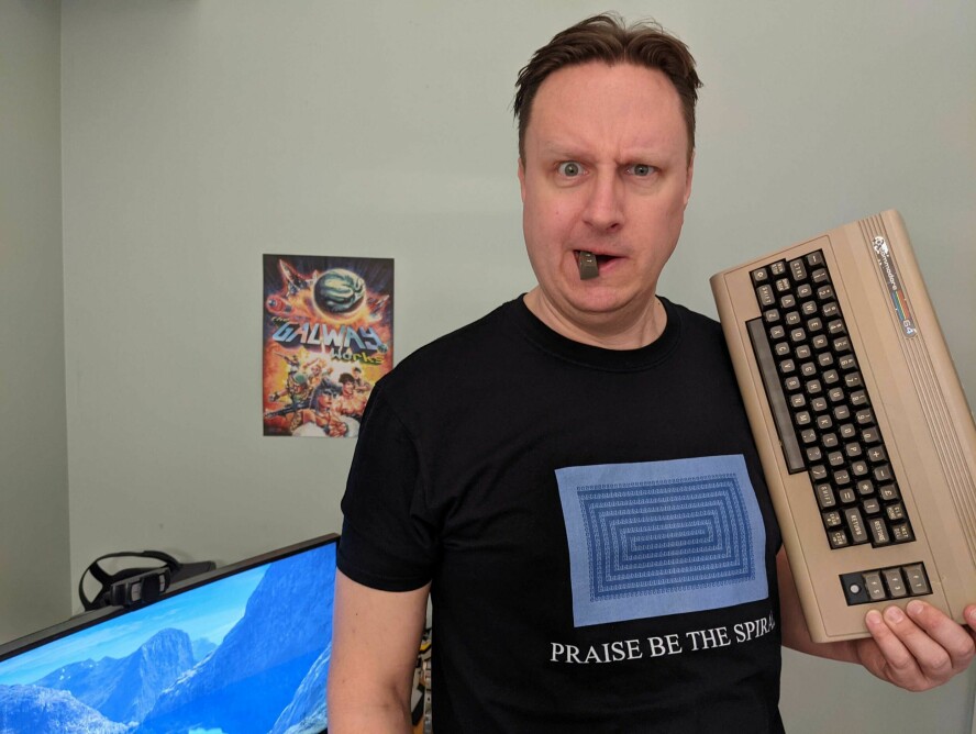 Ricki Sickenger,
seniorutvikler hos Sonat AS og hobbyutvikler av spill til gamle maskiner som Commodore 64. 📸: Privat