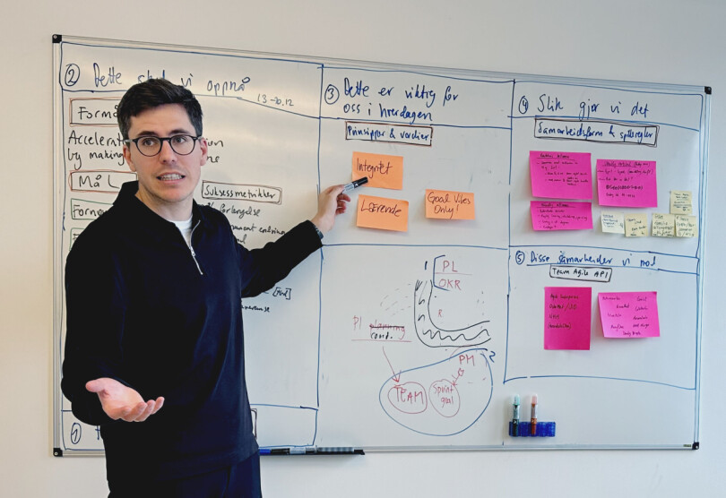 - Når produkteieren ikke fungerer kan alle på teamet spille hen god, mener Petter Rosenberg. 📸: Privat