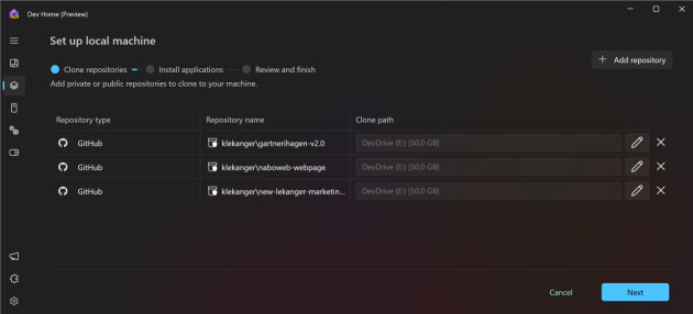 Vi har prøvd Windows sin Dev Home: «Foreløpig er det ganske begrensa»