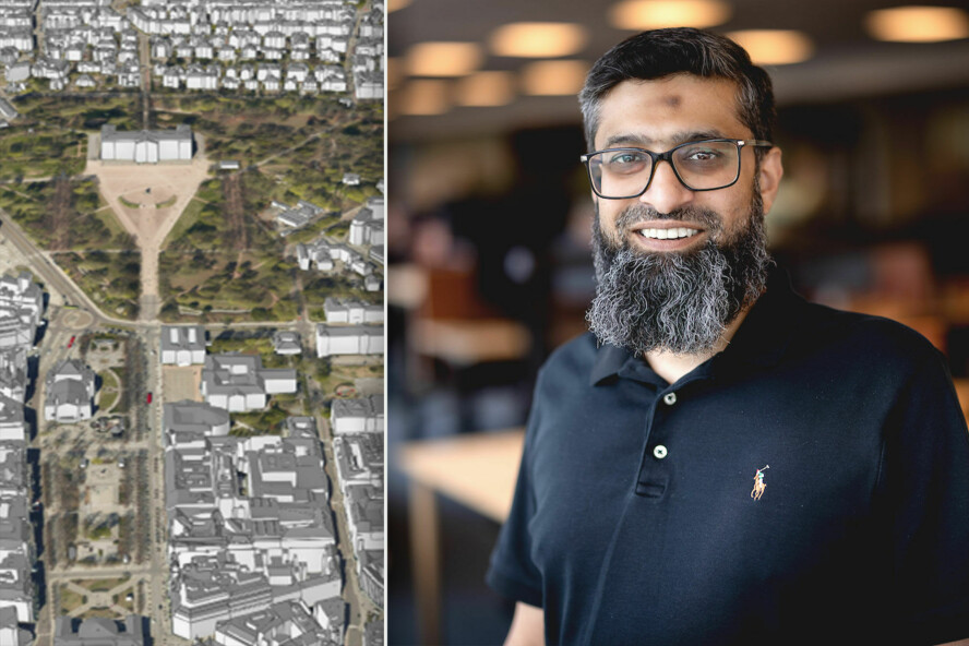 Mohammad Jawad Elahi i Geodata viser deg hvordan du bruker ArcGIS Maps SDK for Javascript. 📸: Geodata