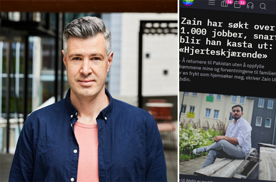 – Hvis vi vil ha de beste utviklerne, få mer innovasjon innen teknologi - vel, da må vi åpne opp for andre språk enn norsk, sier Isaac Gray. 📸: Jonathan Vivaas Kise / Witted og faksimile