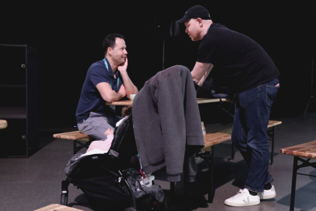 Når vi møter Ray Michael og datteren på NDC, viser det seg at han allerede har firedagers arbeidsuke, og er rimelig fornøyd med det. 📸: Ole Petter Baugerød Stokke