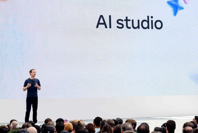 Meta-sjef Mark Zuckerberg har et mål om å bygge en ledende AI. Men europeiske datatilsyn gir ham ikke grønt lys til å følge planene mot målet. 📸: Josh Edelson / AFP / NTB