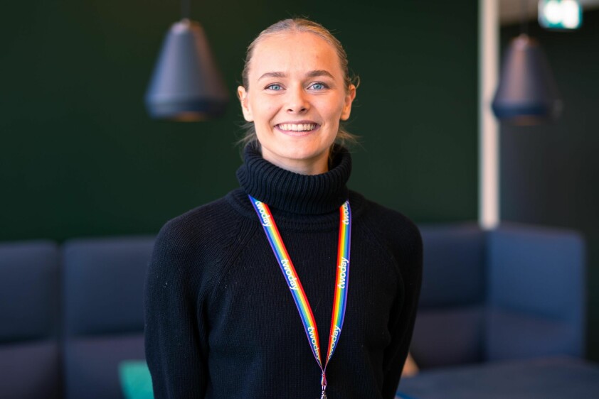 Marie Holmeide er sommerstudent hos twoday, og er spent på arbeidsmarkedet framover. 📸: Privat