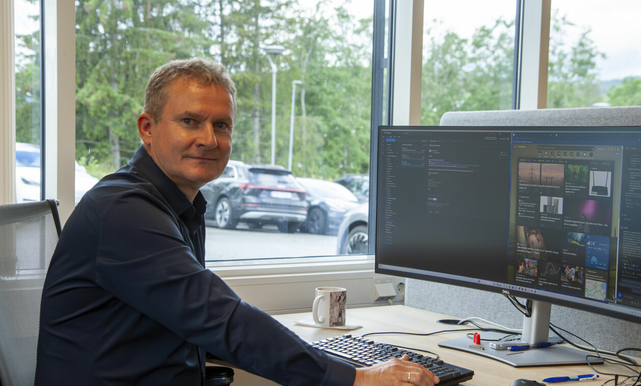 Rune Hamnvik har ledet arbeidet med programvaren til 'Revolver'-prosjektet, som har blitt til den nye R2-pantemaskinen. 📸: Kurt Lekanger
