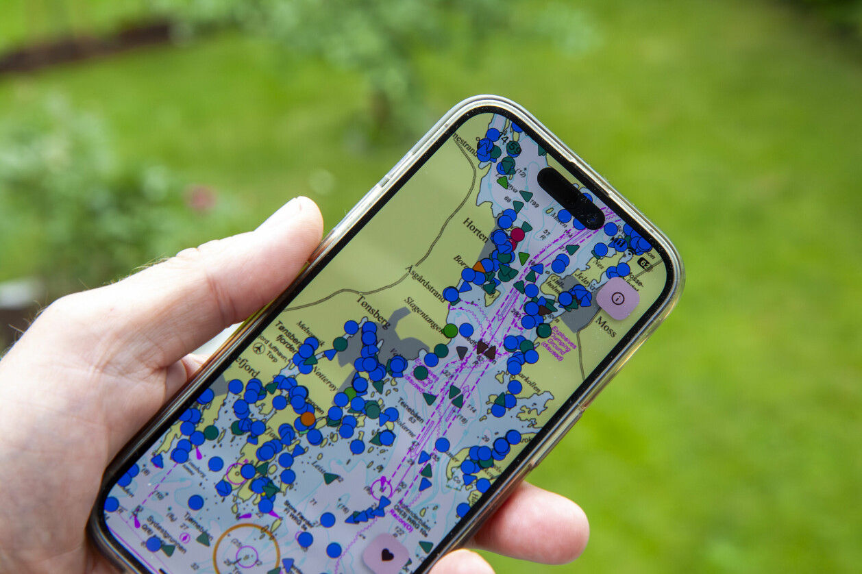 iOS-versjonen av Farvann. 📸: Kurt Lekanger