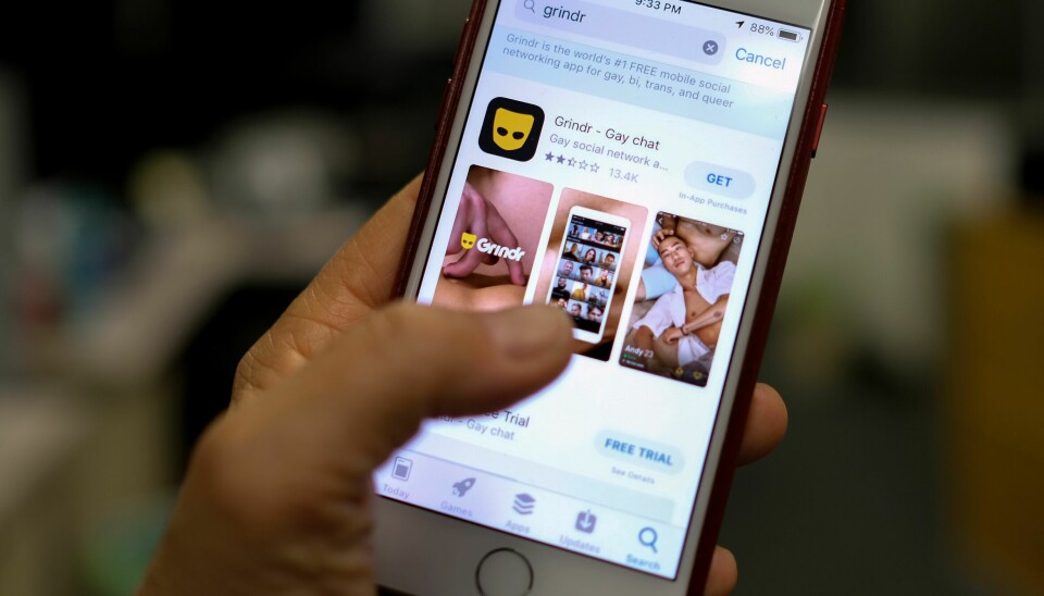 Grindr har hatt en praksis som bryter personvernreglene. Det er dommen fra Oslo tingrett. 📸: Chris Delmas / AFP / NTB