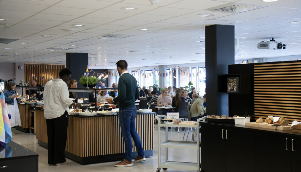 Kantinen hos Tomra får skryt av de ansatte. 📸: Kurt Lekanger