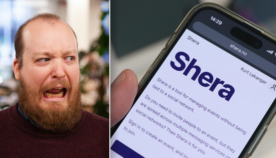 Aslak Hollund håper Shera kan gjøre han (og andre) mindre avhengige av Facebook. 📸: Privat / Kurt Lekanger