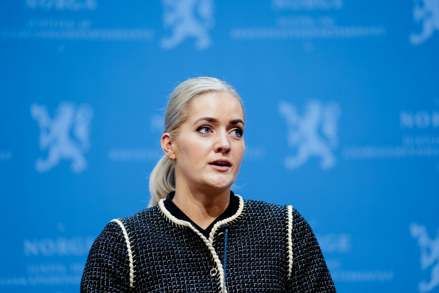Justis- og beredskapsminister Emilie Enger Mehl (Sp) sier det nå vil føres en etterkontroll av den seks år gamle personopplysningsloven. 📸: Fredrik Varfjell / NTB