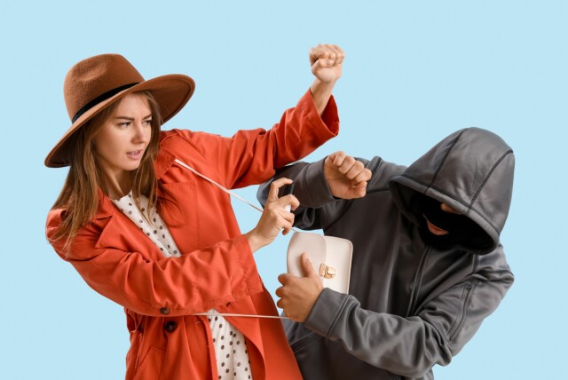 AI-bottene med finnlandshette, deg med hatt, Cloudflare som pepperspray. Deres AI-bot-blokkering skal hjelpe deg i kampen mot uønska skraping av innholdet ditt. 📸: Shutterstock / NTB
