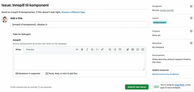 Tilbakemeldings–knapp med kontekst: – Genial implementasjon!
