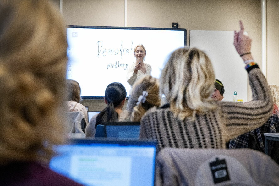 Mange lærere mener det er for mye bruk av digitale verktøy på skolen, og ønsker seg kompetanseheving. 📸: Gorm Kallestad / NTB