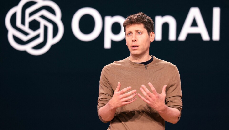 OpenAI-sjef Sam Altman. 📸: Jason Redmond / AFP / NTB