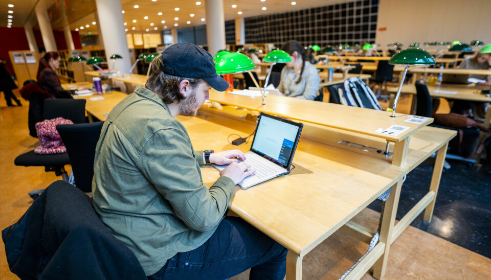 Universitetsbiblioteket på Blindern i Oslo. 📸: Håkon Mosvold Larsen / NTB