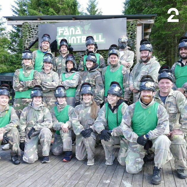 'Kickoff i Bergen, med paintball-kamp!'