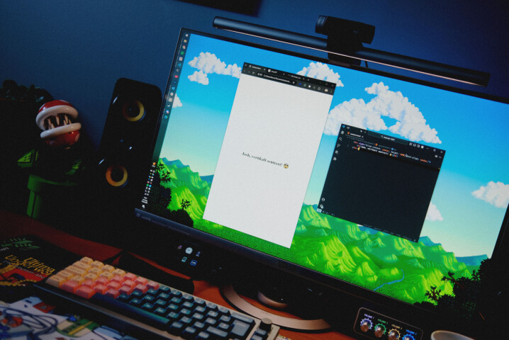 Vi er ganske stolte av at vi klarte å sentrere denne teksten med CSS, ja. 📸: Ole Petter Baugerød Stokke