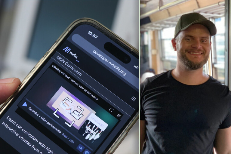 Scrimba-sjef Per Harald Borgen er stolt over å ha blitt MDNs foretrukne kurspartner. 📸: Kurt Lekanger / Scrimba