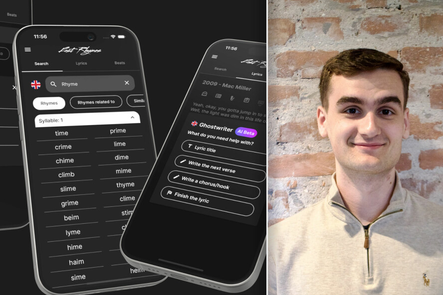 Andor Davoti har langet mange apper, men Fast Rhymes er den første som virkelig har tatt av i App Store. 📸: Fast Rhymes / Andor Davoti