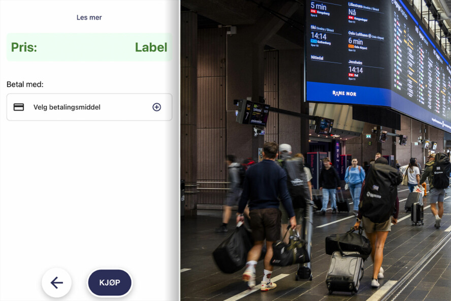I tre uker spurte parkeringsappen til Bane NOR om betalingsinformasjon om du prøvde å ta kontakt. Feilen berørte brukere med Apple-produkter. 📸: Skjermdump og Tor Erik Schrøder / NTB